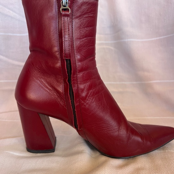 Marcie Ankle Boot | Red - Picture 5 of 14